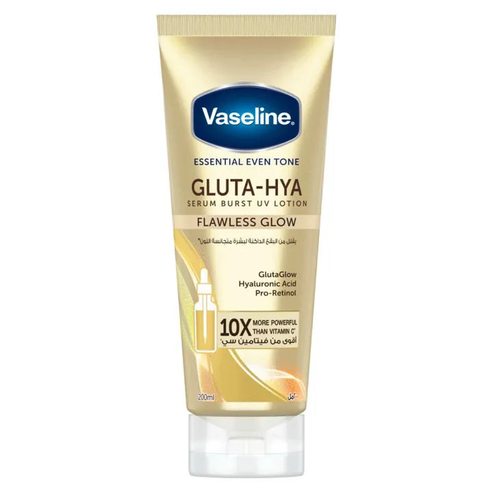 Vaseline Gluta-Hya Serum Burst UV Lotion Flawless Bright {330ml}